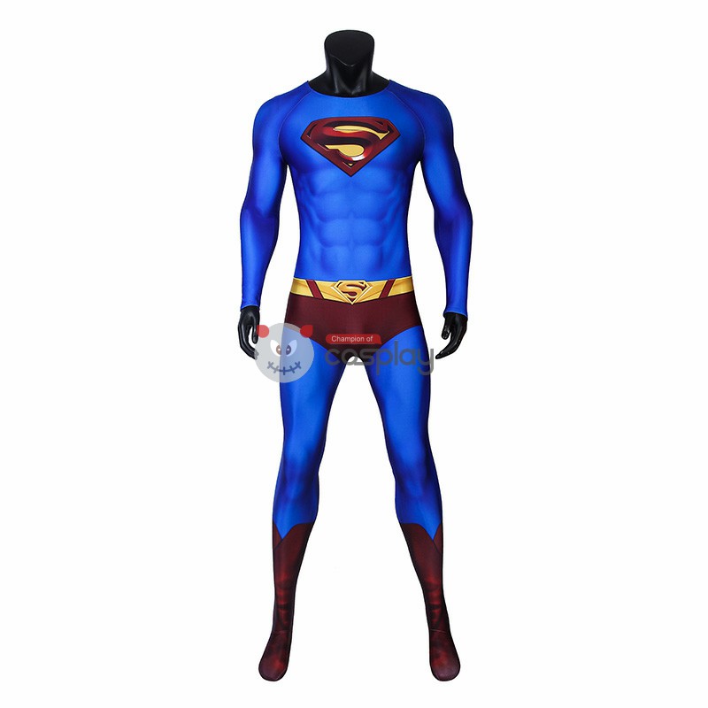 Clark Kent Return Blue Jumpsuit Steel Man Return Cosplay Costume